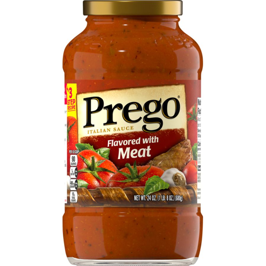 Prego® Pasta Sauce, Italian Tomato Sauce with Meat 24 oz – Carry ...